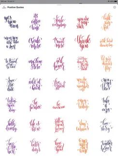 Positive Quotes Stickers iPad image 2