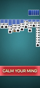 Spider Solitaire Calm screenshot #2 for iPhone