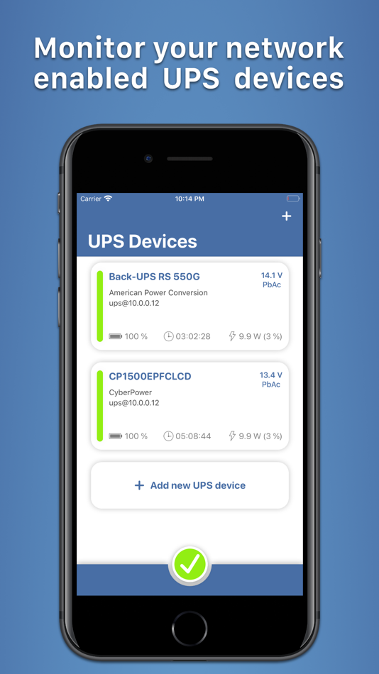 #1. UPS Power Monitor (iOS) 由: Dariusz Niklewicz
