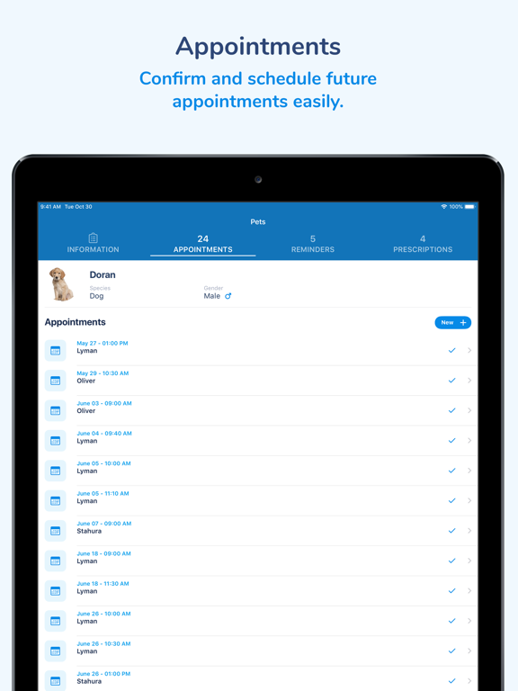 MyPetsWellness iPad screenshot 2 - Business app