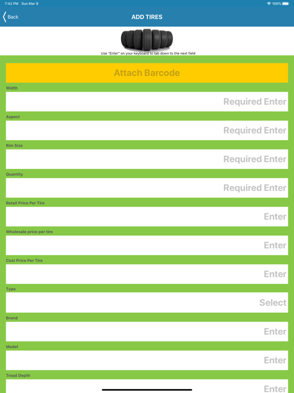 Screenshot #6 pour Tire Inventory Solution