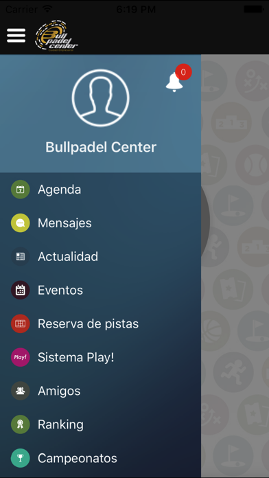 Bullpadel Center screenshot 2