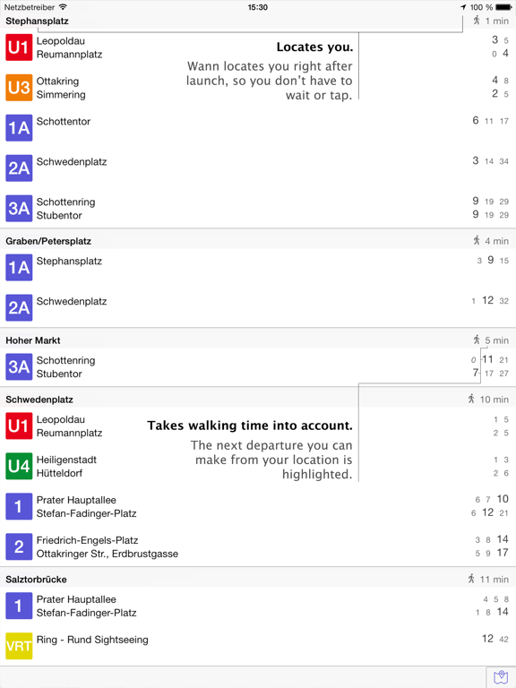 Wann Today iPad screenshot 2 - Travel app
