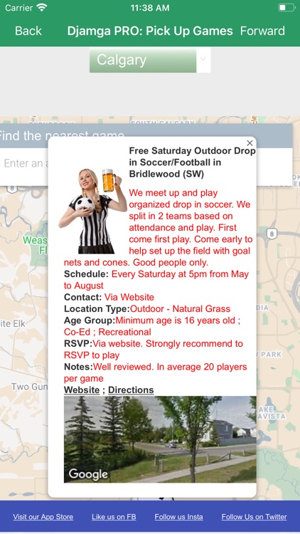 Djamga PRO: Pick Up Games, BMR screenshot-4