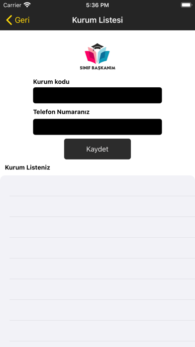 Sınıf Başkanım Screenshot