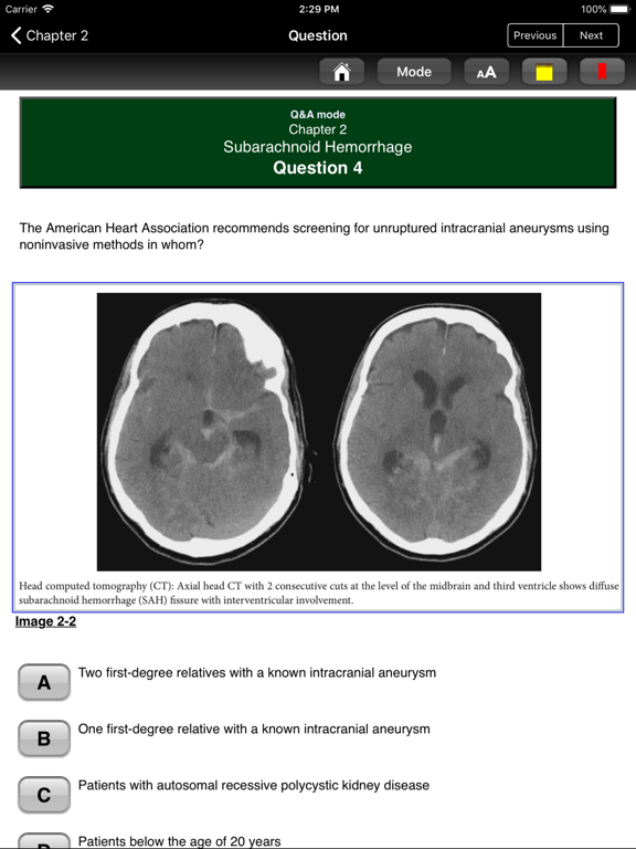 The NeuroICU Board Review iPad screenshot 5 - Medical app