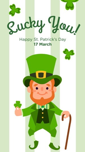 St Patrick's Day Sticker Party