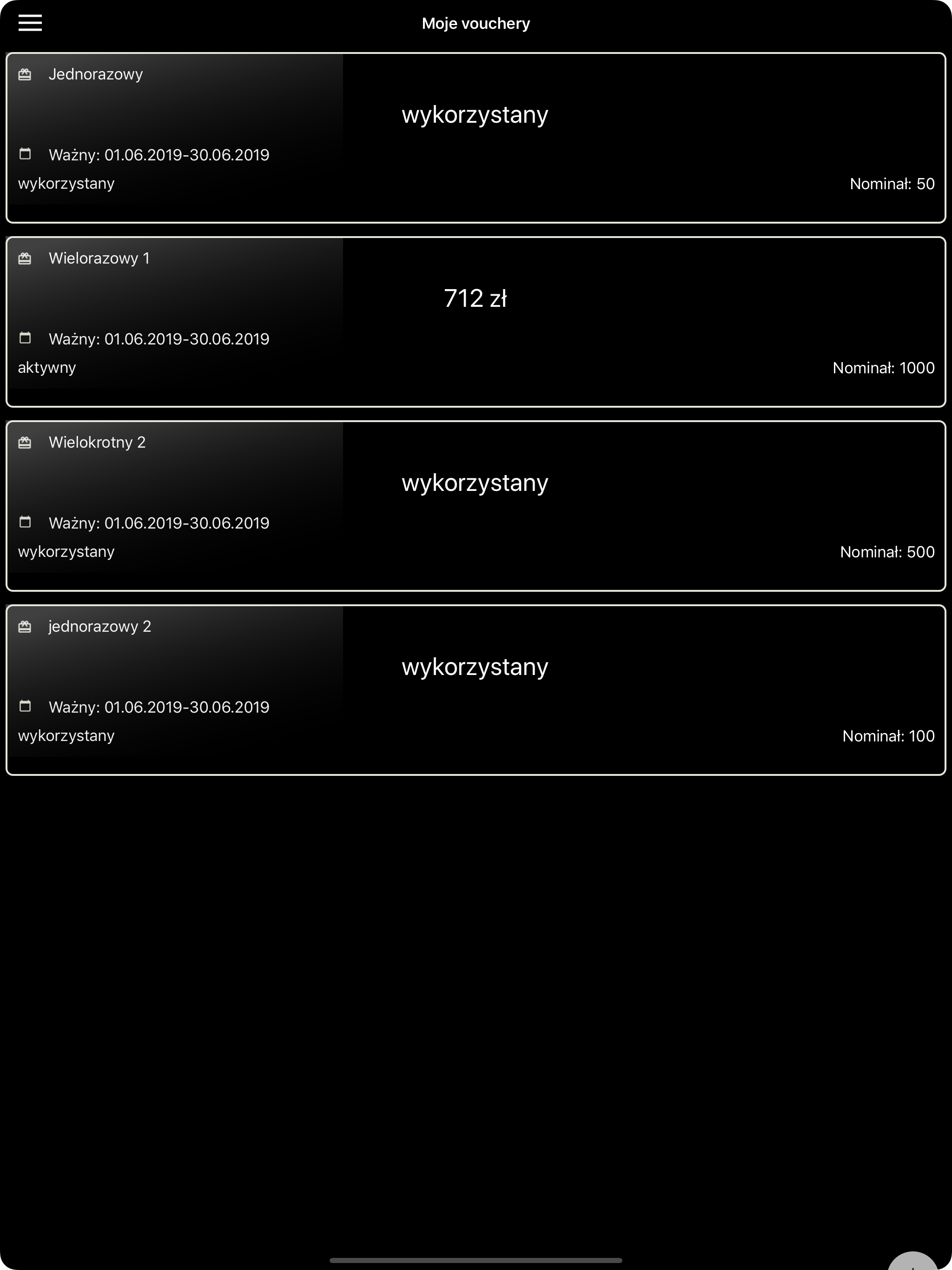Karta Grupa Scandale
