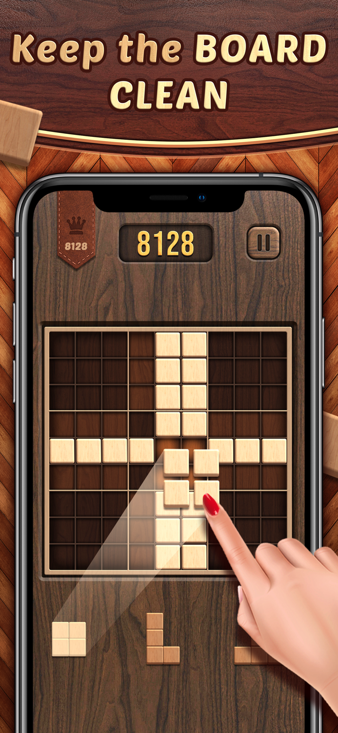 Square 99 Wood Block