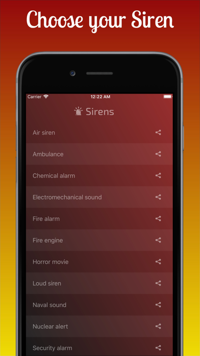 Sirens - alarm sounds!のおすすめ画像1