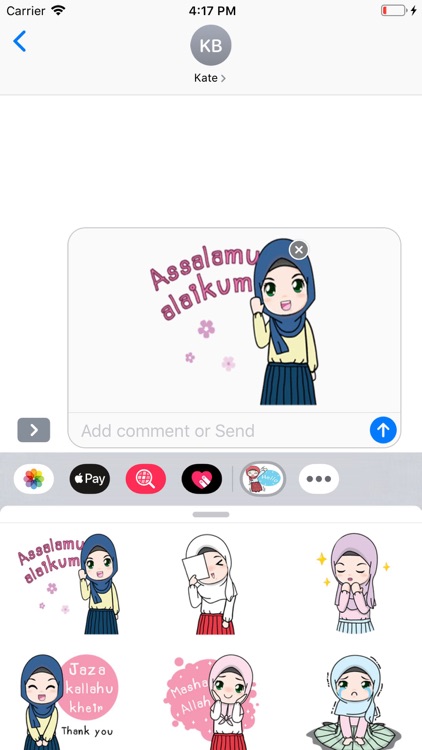 Cute Hijab Stickers Pack screenshot-3