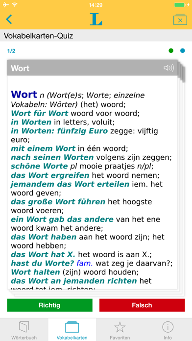 Screenshot #3 pour Niederländisch DE Wörterbuch