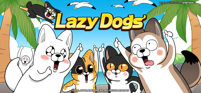 Lazy Dogs Lovely Pet Story