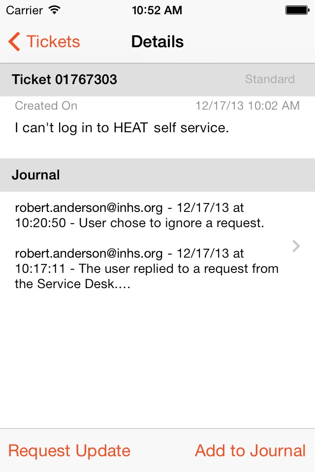 Engage Service Desk screenshot 2