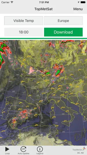 TopMetSat screenshot 1