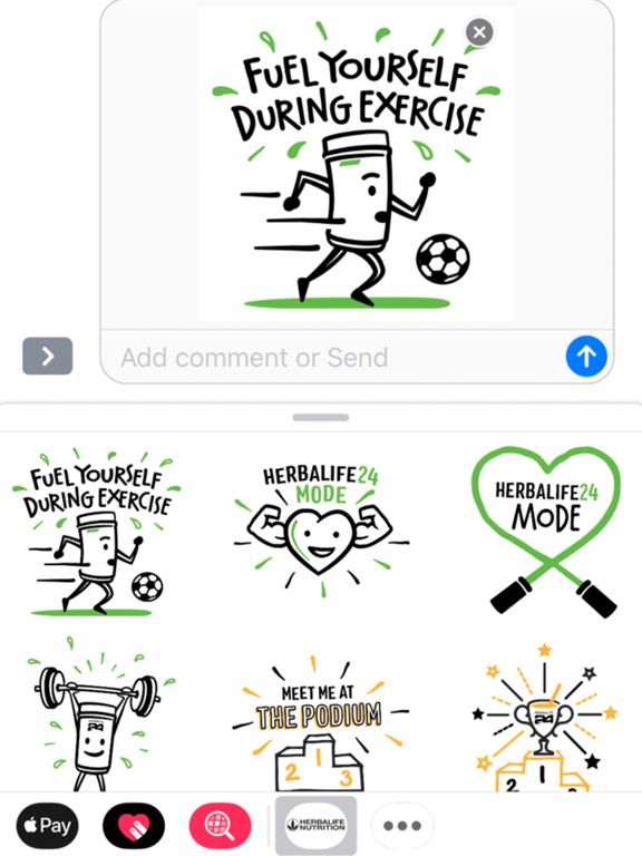 Screenshot #4 pour Herbalife Nutrition Stickers