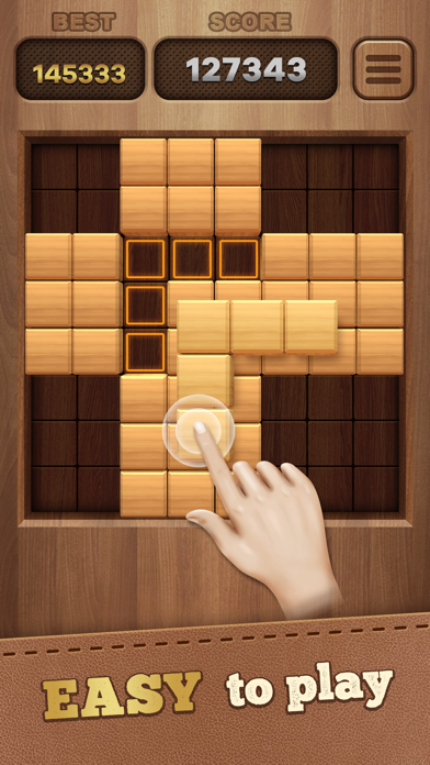 Screenshot #1 pour Woody Cube 3D Block Puzzle