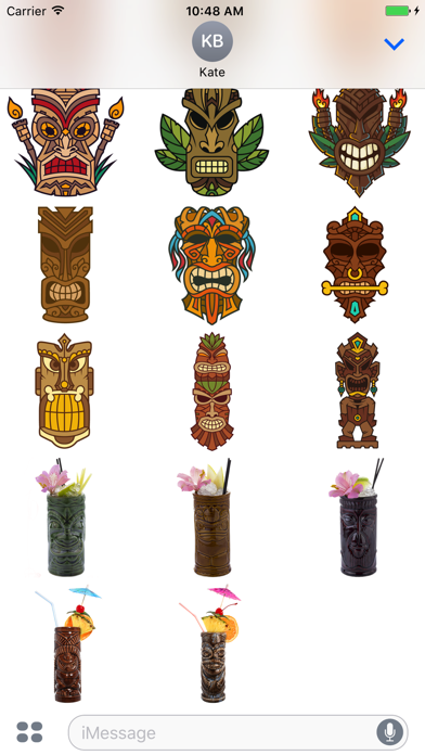 Tiki Stickers Screenshot