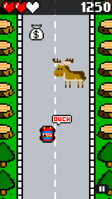 Drive and Jump: 8-bit retro racing action screenshot 2