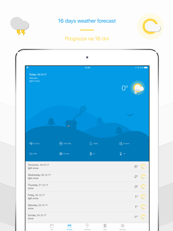Screenshot #5 pour Weather 16 days forecast