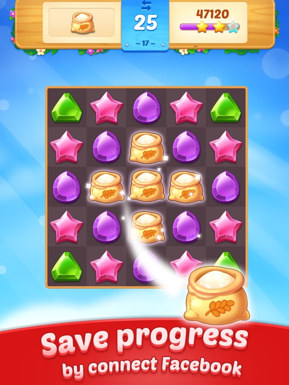 Jewel Town - Match 3 Games iPad screenshot 4 - Games app