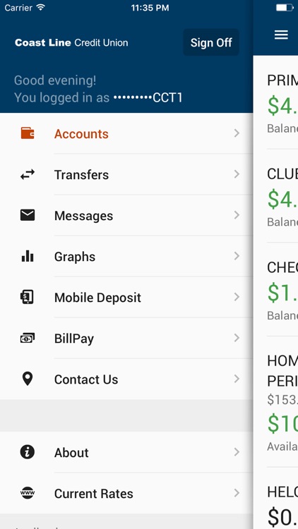 Coast Line CU Mobile Banking