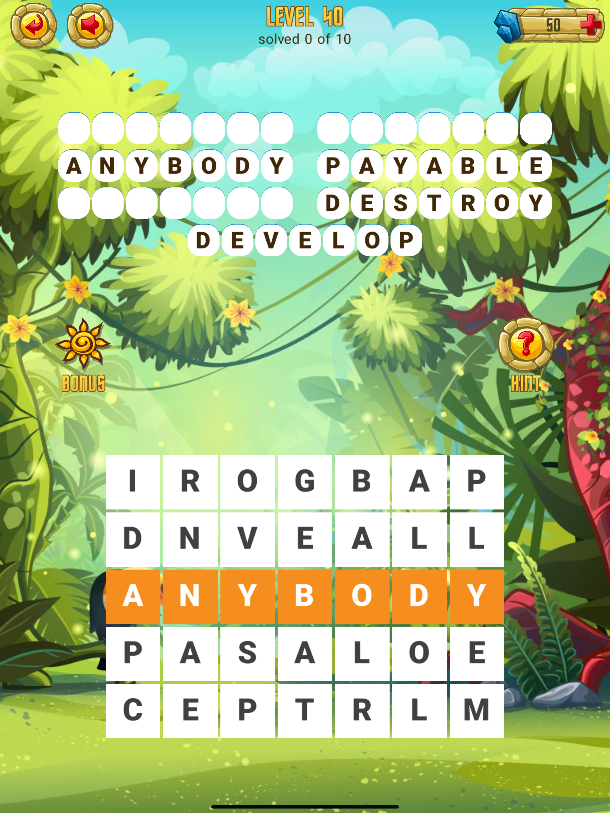 Word Treasure Puzzle screenshot 11