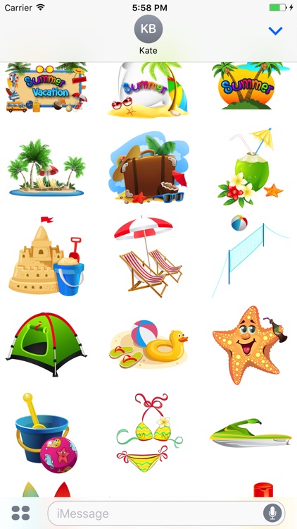 Summer Vacation Emoji