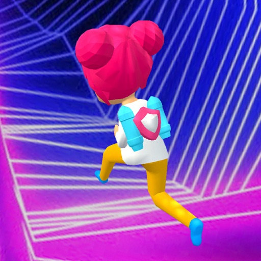 Space Run 3D Icon