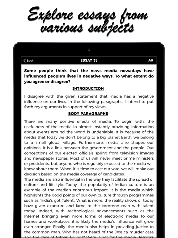 Screenshot #5 pour IELTS Essays