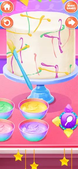 Game screenshot Rainbow Pastel Cake apk