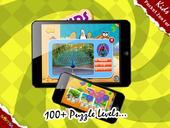 Toddler Zoo Animals Puzzle HD iPad app afbeelding 2