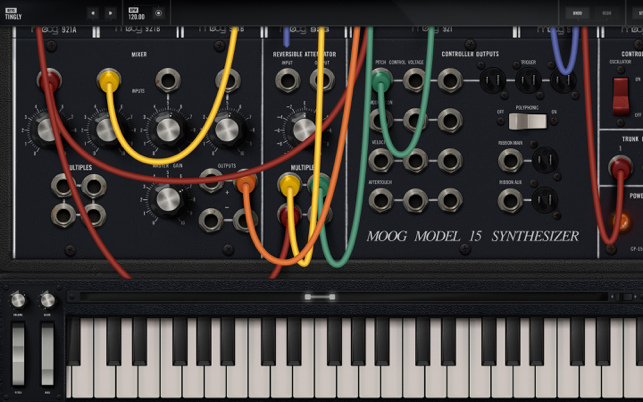 ‎ภาพหน้าจอ Synthesizer แบบแยกส่วนรุ่น 15