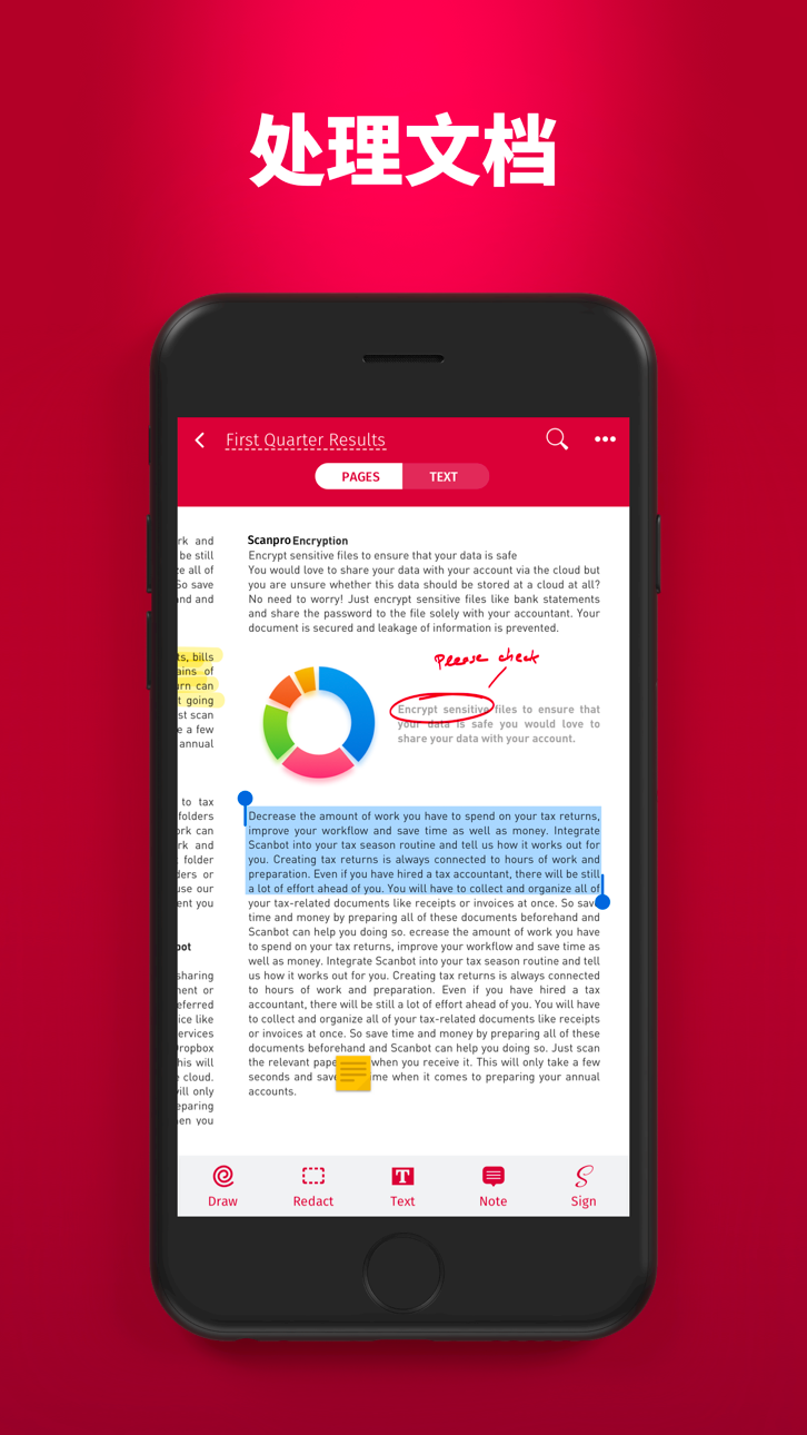 Scanbot Pro screenshot 5 - iOS app interface