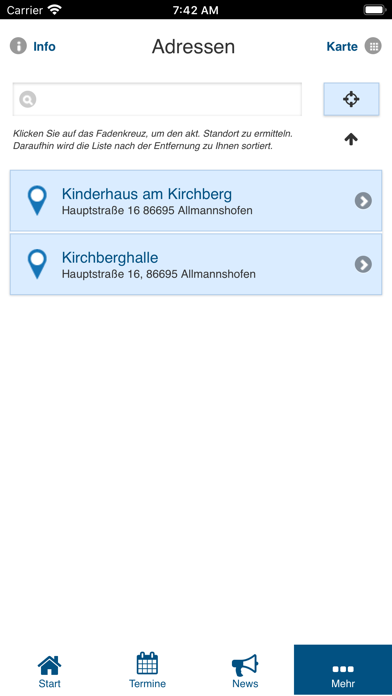 Gemeinde Allmannshofen App Screenshot