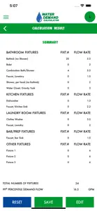 Water Demand Calculator screenshot #3 for iPhone