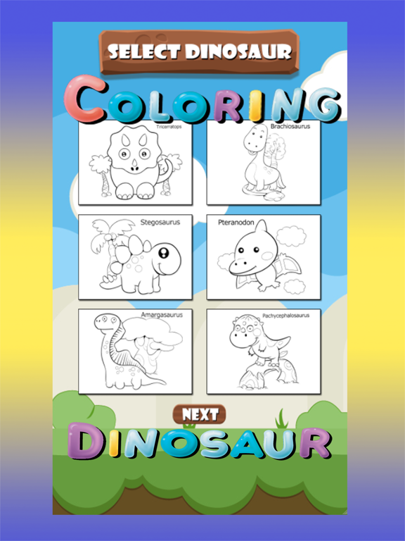 Toddler Dinosaur Coloring Game screenshot 2