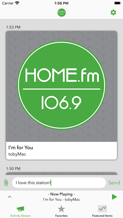 HOME.fm screenshot 2