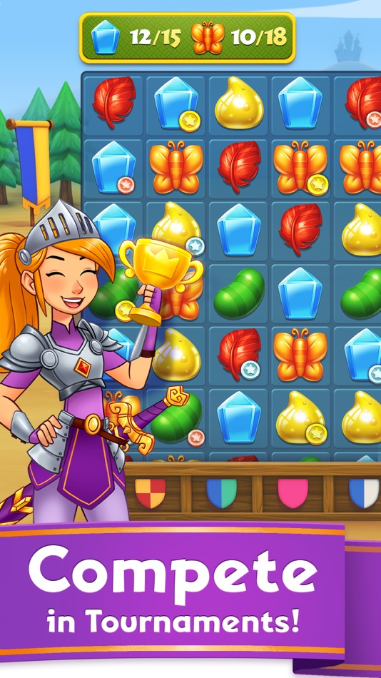 #4. Charm King™ (iOS) By: PlayQ Inc