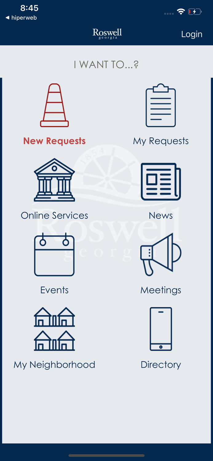 City of Roswell App