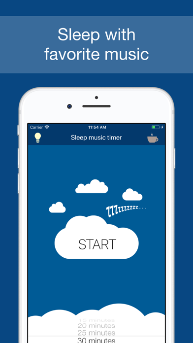 Screenshot #1 pour Sleep Music Timer