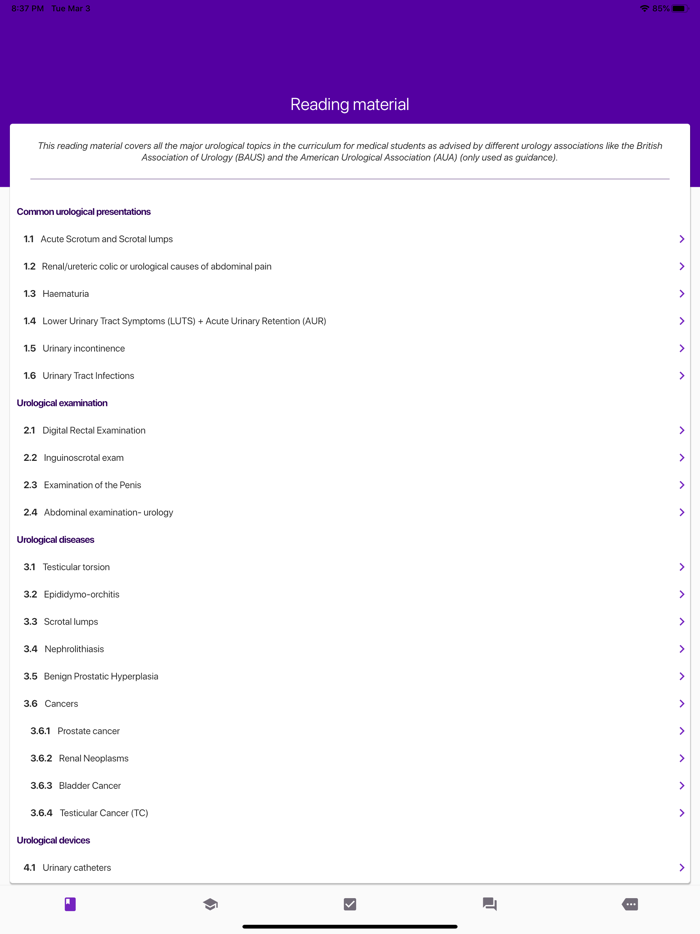 Urology for Medical Students