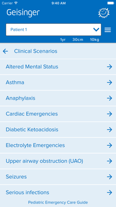 Geisinger Peds Emergency Guide screenshot 5