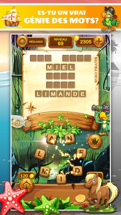 Screenshot #3 pour Mot Pirates - Jeu De Mots