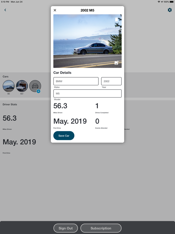 Rallista iPad screenshot 6 - Lifestyle app