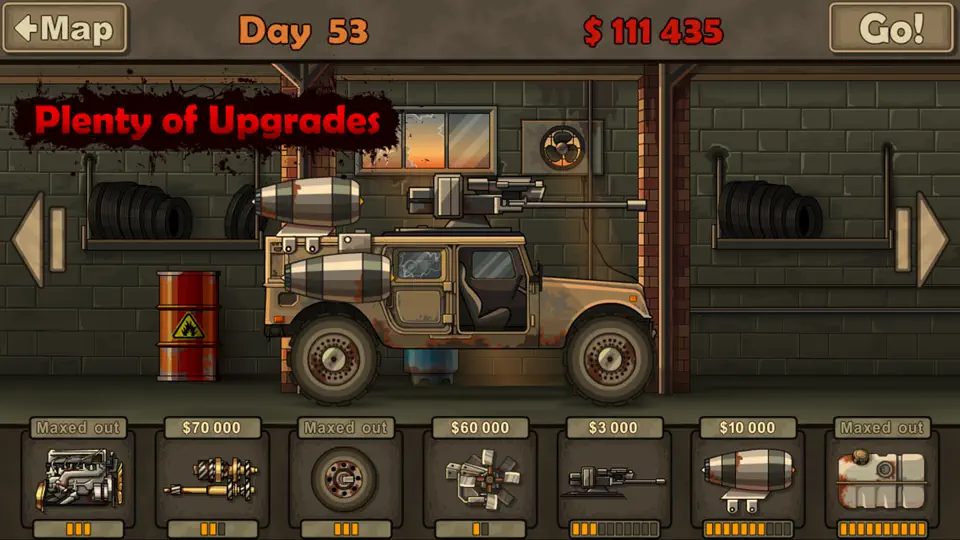 Capture d'écran de Earn To Die sur iPhone 3