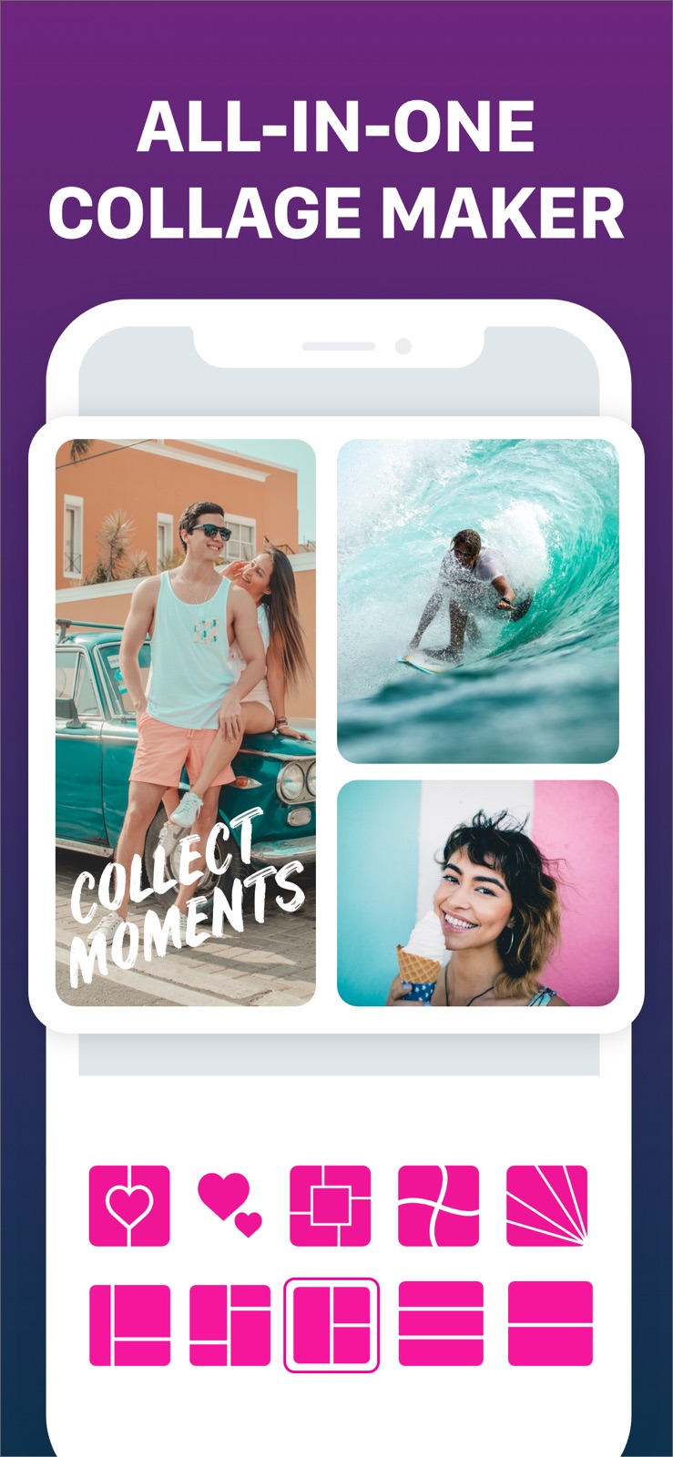 Photo Collage Maker,Free of ad iphone screenshot 1