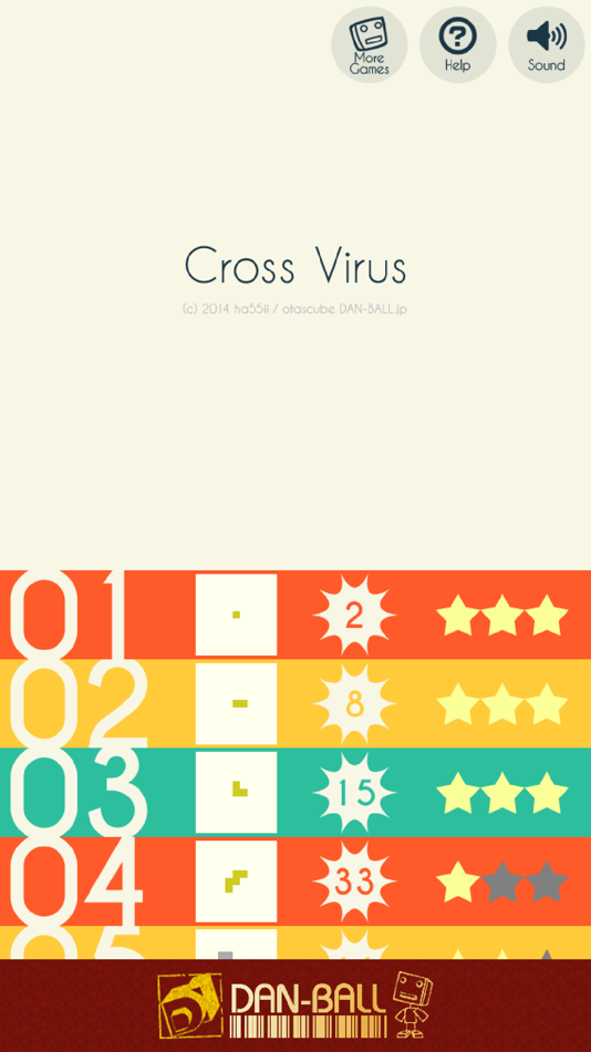 #3. Cross Virus (iOS) 由: DAN-BALL