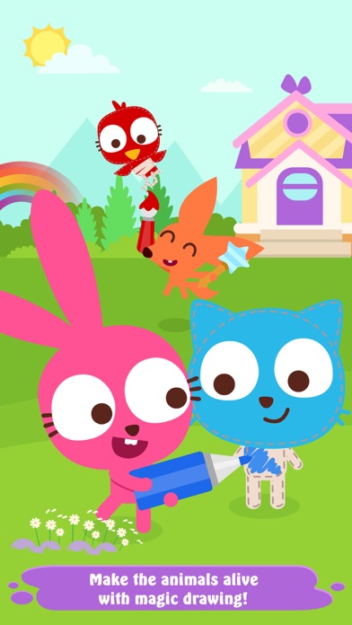 Purple Pink Coloring Fun Screenshot