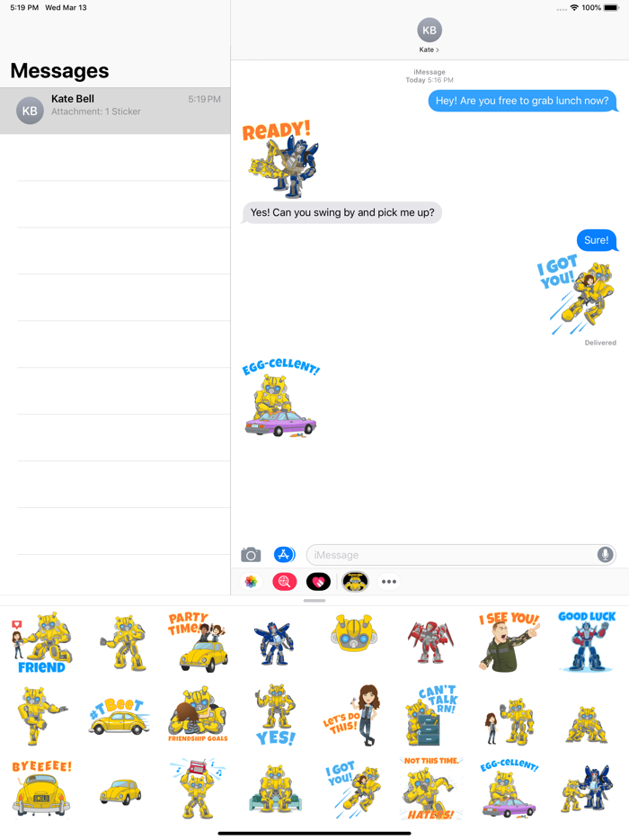 Official Bumblebee Stickers